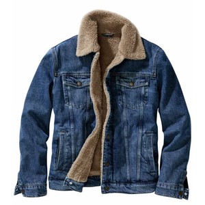 Veste en jean polyvalente pour homme, 100 % coton, respirante, écologique, couleur unie, service OEM, style urbain et extérieur - Product Image 6