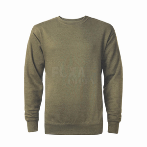 Free Sample Men's Winter Crewneck Sweatshirt Long Sleeve Fleece Lined Pullover Casual Warm Stylish Wear <b>Perfect</b> <b>Fit</b> for Sale - Product Image 1