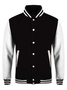 ผลิตเสื้อแจ็คเก็ตเบสบอลแบบมีปักลายตามสั่ง OEM สำหรับผู้ชาย ขายส่งเสื้อแจ็คเก็ตวาร์ซิตี้แบบเปล่า - Product Image 3