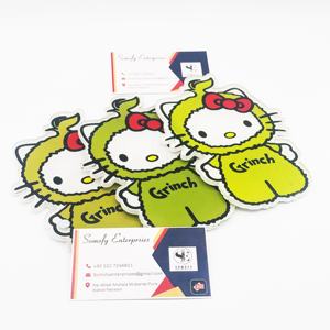 Custom Acrylic Eyelash Extension Holder Square Grinch <b>Print</b> <b>Heart</b> Butterfly Design Mixed Length Beauty Tool Green Sustainable - Product Image 2