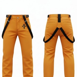 Pantalones de Esquí para Hombre de Alta Calidad, 100% Poliéster, Teñido Liso, Impermeables, con Aislamiento de Forro Polar de 240g, Cierre de Gancho y Bucle, Personalizables - Product Image 6