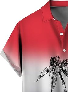 T-shirt Hawaïen Homme Anti-Plis Tendance Respirant Confortable – Nouvelle Collection Très Vendue - Product Image 2