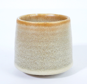 Beige Sand Glaze <b>Ceramic</b> Tea <b>Cup</b> 7x7.5cm for Restaurant Hotel Cafe Tableware Tea Water Sake Serving - Product Image 2