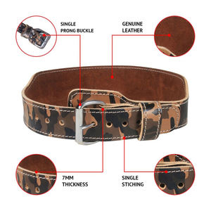 Ceinture de musculation en cuir à levier pour l'entraînement en salle de sport et la musculation - Product Image 5