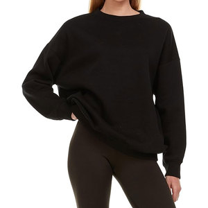 เสื้อสเวตเตอร์สำหรับผู้หญิง เสื้อสเวตเตอร์คอกลมผ้าฟลีซ เสื้อสเวตเตอร์แขนยาว ลำลอง สบาย ใส่สบาย ทรงหลวม ใส่ได้ทุกวัน นุ่ม อบอุ่น - Product Image 1