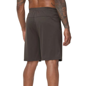 Shorts de sport décontractés pour hommes, été, vente en gros, poches, logo personnalisé, couleur unie, 100% polyester, séchage rapide, pour la gym et l'entraînement - Product Image 3