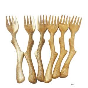 Cuillères en bois dur écologiques de qualité supérieure polyvalentes, ustensiles de service durables pour cuisines saines - Product Image 4
