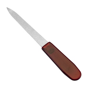 Lima de pie de acero inoxidable Color plata con bolsa Limas de pie de alta calidad reutilizables de doble cara madebby Life Care Instruments - Product Image 6