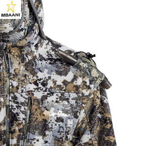 เสื้อแจ็คเก็ตสำหรับล่าสัตว์ผู้ชาย Stratus Windstopper กันน้ำ เงียบพิเศษ ผลิตจากผ้าฟลีซ พร้อมฮู้ดที่ถอดออกได้ - Product Image 6