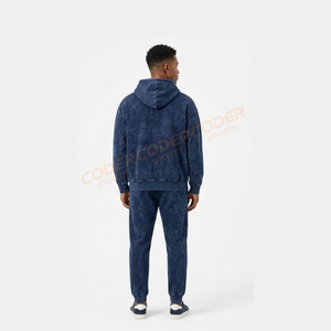 Sudadera con capucha de felpa francesa de algodón, con lavado personalizado, bordada, estilo streetwear, con lavado ácido, logotipo personalizado, oversize, lavado a la piedra y efecto descolorido por el sol - Product Image 5
