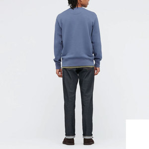 Sudadera de cuello redondo 100% algodón, corte holgado, estilo urbano para hombre, OEM |   ODM - Product Image 2