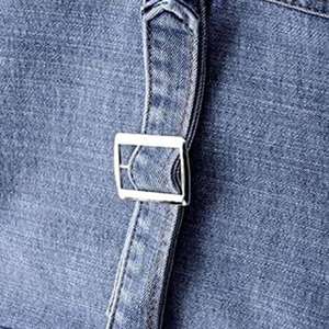 Chaqueta de Mezclilla Orgánica Azul Lavado Medio Personalizada con MOQ Bajo para Mujer, Logotipo/Color Personalizado, Ecológica, Transpirable, Rellena de Algodón Tejido - Product Image 6