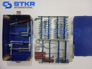 STKR INTERNATIONAL SI-STH-MS-03 Caspar - Juego de Instrumentos Quirúrgicos para Columna Cervical, 57 Piezas, Manual, Certificado CE, Clase I, Acero Inoxidable - Product Image 1