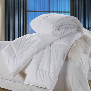 Couette en polyester tissé blanc uni, moderne, lavable, ensemble de 4 pièces pour mariage, usage domestique - Product Image 5