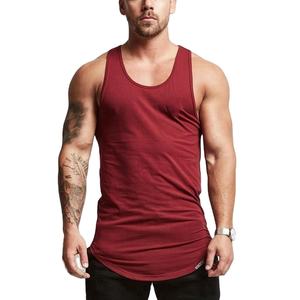 Camiseta sin mangas de gimnasio para hombre de alta calidad, ropa de entrenamiento de algodón de secado rápido con diseño transpirable de cuello redondo, los más vendidos del fabricante - Product Image 1