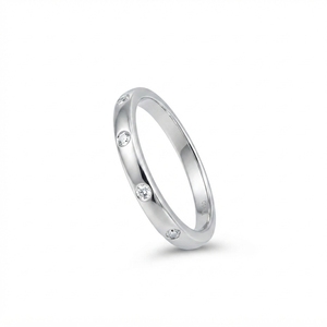 Platinum IGI Certified Lab Grown Diamond <b>Ring</b> Elegant Luxury Jewelry for Proposal Anniversary and Wedding Events - Product Image 3