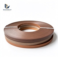 Bande de chant PVC auto-adhésive effet bois brillant, largeur 22 mm, largeur personnalisable 0,4-3 mm, pour bordure d'étagère de meuble de cuisine
