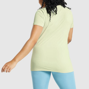 T-shirt à manches courtes pour femmes, longueur normale, style décontracté, à porter au quotidien, coupe classique, élégant et tendance - Product Image 2