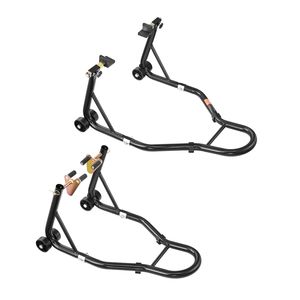 Sollevatore per Moto con Capacità di 1100 libbre, Combo Anteriore e Posteriore con Supporto per Ruota Anteriore a Doppia Forcella e Bobina per Forcellone U+L - Product Image 5