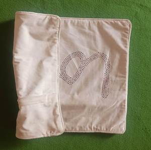 Squad Ghouls Rectangular Embroidered Envelop Closure <b>Cushion</b> <b>Cover</b> Alphabet Design Classic Home Decor 100% Polyester - Product Image 4