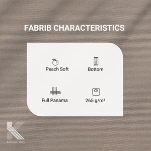 Tela Elástica de Algodón y Spandex para Hombre, Tejido Panamá Completo de 265GSM, Tejido Elástico con Diseño de Cesta de Melocotones, Proveedor al por Mayor OEM ODM - Product Image 5