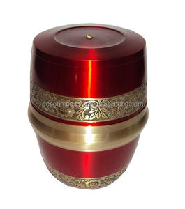 Urna de Latón Moderna, Hecha a Mano, Ecológica, para Cenizas Humanas, Decoración del Hogar, Florero de Mesa - Product Image 5