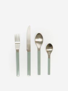 Juego de cubiertos metálicos vintage con cuchara de concha, tenedor de plumas y cuchillo en espiral, apto para lavavajillas, para uso en bodas. - Product Image 2