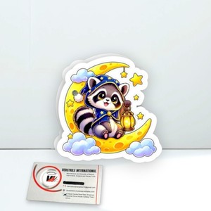 Extensions de cils magnétiques en acrylique, marque privée Marble Raccoon Moon, styles cercle, rectangle, carré, fleur, cœur, pour la beauté - Product Image 3
