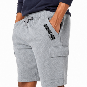 Shorts en molleton de coton pour homme à prix réduit, coupe-vent avec cordon de serrage, logo et couleur personnalisables, 280 g/m², respirant et à séchage rapide - Product Image 4