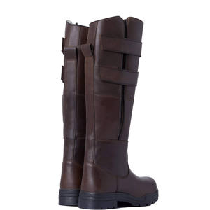Bota de Montar para Caballo, de Cuero Sintético de Color Sólido, Protección Completa para Montar a Caballo - Product Image 3