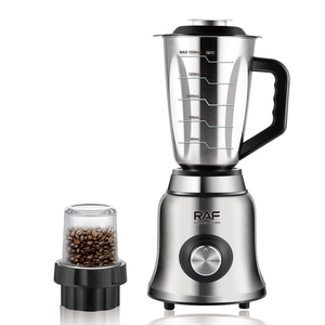 RAF Electric Stainless Steel <b>Blender</b> 1.5L Multi-Function Smoothie Maker Coffee <b>Grinder</b> Attachment 5+ Speeds Household - Product Image 1