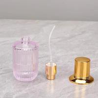 Flacon de parfum en verre transparent de luxe 50ml/100ml avec pulvérisateur à écran sérigraphié, logo personnalisé, emballage en carton pour parfum