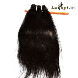 100% Natural Quality Raw Black <b>Color</b> Weaving Straight chemical processing none Human <b>Hair</b> Indian Unprocessed Bundles <b>Extensions</b> - Product Image 4