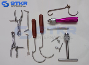 ชุดเครื่องมือผ่าตัดกระดูกและข้อ STKR INTERNATIONAL 9 ชิ้น แบบใช้มือ ได้รับการรับรองมาตรฐาน CE ISO13485 ระดับ Class I ผลิตจากสแตนเลส - Product Image 3
