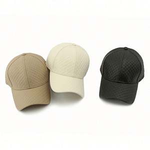 Gorras de Béisbol Acolchadas de Otoño Invierno 2024, Diseño Casual de Cuero PU, Gorros Deportivos para Mujer, Moda Invernal - Product Image 3