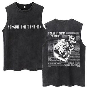 เสื้อกล้ามวินเทจลายกราฟิก Jesus Is King ผ้าฝ้าย สตรีทแวร์ ยูนิเซ็กส์ - Product Image 5