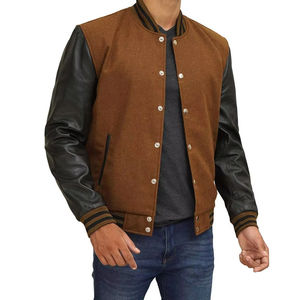 Veste universitaire d'hiver sur mesure taille XL, style urbain, respirante, écologique, imperméable, séchage rapide, coton et laine, prix usine - Product Image 4