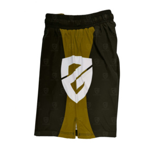 Shorts de boxe thaï, de MMA et de kick-boxing personnalisés avec impression par sublimation et technique de lavage pour l'entraînement de combat, shorts OEM - Product Image 3