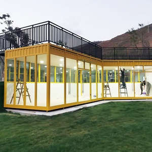 Portable Modern Tiny House Trailer with Kitchen Bathroom Prefabricated Mobile Home on Wheels for Travel Living Use <b>Unit</b> - Product Image 2