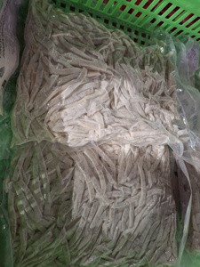 Frozen Taro strings mixed cuts from Vietnam, assorted root pieces for frozen vegetable blends, stew packs - Product Image 6