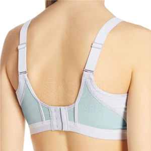 Soutien-gorge de sport respirant et confortable avec logo frontal, écologique, rembourré, sans armatures, sans coutures, pour l'entraînement en salle de sport des femmes - Product Image 3