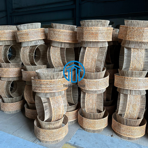 Handwoven Lampshade Natural Rattan Pendant <b>Light</b> Shade For <b>Ceiling</b> Lighting, Home Decor, Durable And Elegant Design - Product Image 4