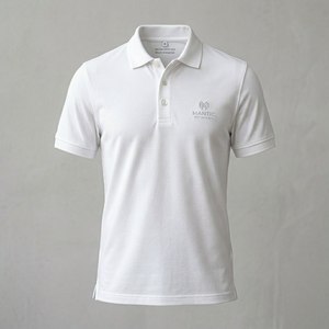 เสื้อเชิ้ตแขนสั้นผู้ชายผ้าปิเก้คอตตอน 100% ระบายอากาศ แห้งเร็ว สีพื้นเรียบ ติดกระดุม  แบบทางการ ปรับแต่งได้ เหมาะสำหรับกอล์ฟและกีฬา - Product Image 2