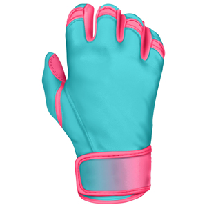 Gants de frappeur de baseball en cuir Cabretta personnalisés, manchette courte, OEM, haute adhérence, antidérapants, durables, fermeture auto-agrippante pour softball - Product Image 3