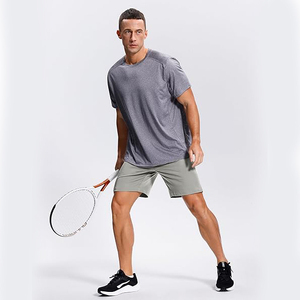 Pantalones Cortos Deportivos para Hombre, para Gimnasio, Entrenamiento, Ligeros, de Secado Rápido, Transpirables, Elásticos, Atléticos - Product Image 2