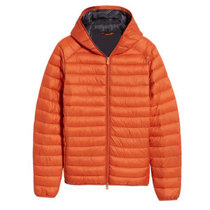 GENERSA SPORTS Men's Winter Bomber Quilted <b>Jacket</b> Plus Size Hooded Stand Collar Front Logo Waterproof Windproof Eco-Friendly - Product Image 1
