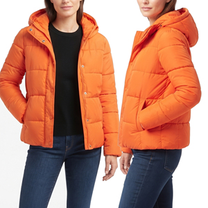 Chaqueta Acolchada Ligera y Cálida al por Mayor para Mujer, Abrigo de Plumón con Capucha para Invierno, Chaquetas de Plumón Estilo Urbano para Mujer - Product Image 6