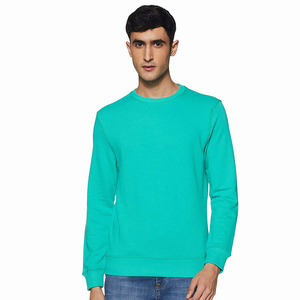 Sweat-shirt à col rond pour homme, en mélange de coton, tissu doux et respirant, coupe classique, manches longues, confortable, vêtement décontracté - Product Image 1