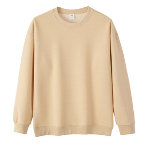 Custom Letter Print Crew Neck Sweatshirt Women 100 Cotton Knitted Autumn Regular Fit Full Sleeve Breathable Oem Service - Product Image 5