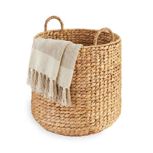 Panier de rangement pour linge en jacinthe d'eau avec poignées pour la décoration et l'organisation - Product Image 4